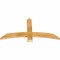 Ekena Millwork Bellingham Rough Sawn Timber Gable Bracket, Western Red Cedar, 48"W x 24"H x 2"D x 4"F, 12/12 Pitch GBW048X24X0204BEL00RWR - alternate 2